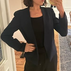 Perfect navy cropped blazer from Rebecca Taylor, size 4💌